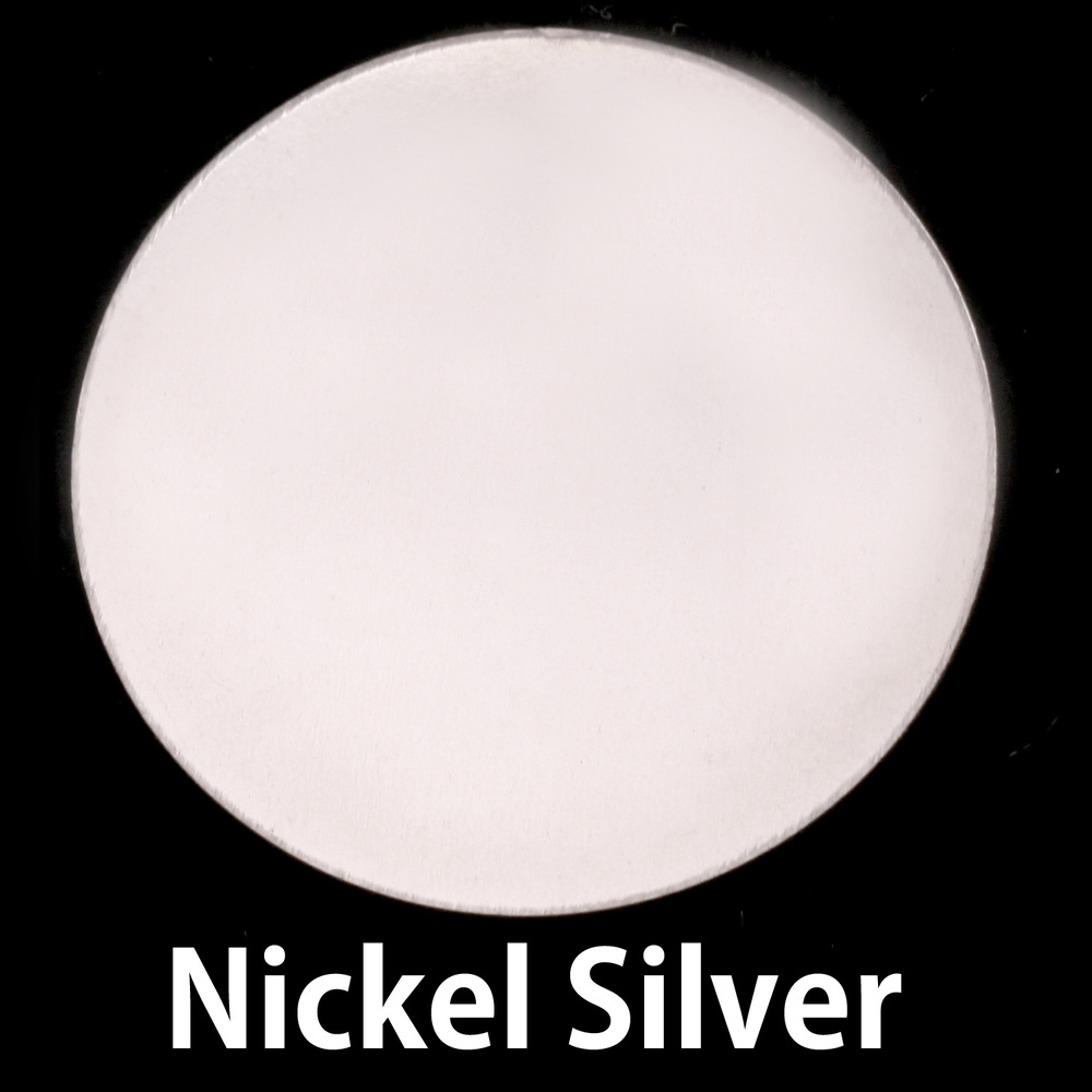 Metal Stamping Blanks Nickel Silver Round, Disc, Circle, 38mm (1.50"), 24g